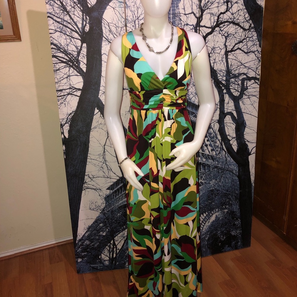 XOXO Women’s Cross Strap Maxi formal Semi-formal jersey comfortable Dress